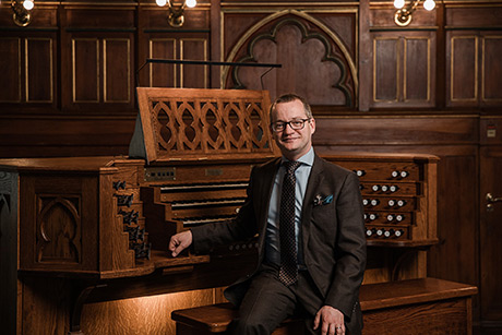 Johan Hammarström är idag organist i Västerås domkyrkoförsamling. Foto: Henrik Mill